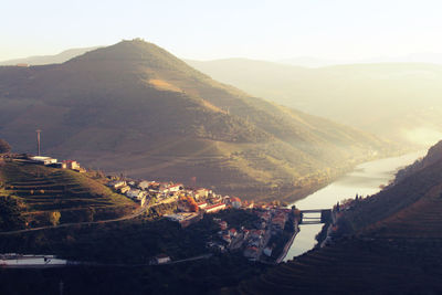 Scenic view of mountains