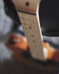 Close-up of guitar