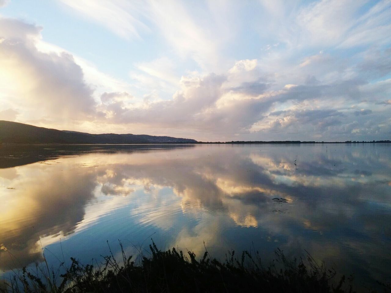 Sky on the water