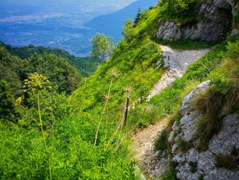 Scenic view of mountains