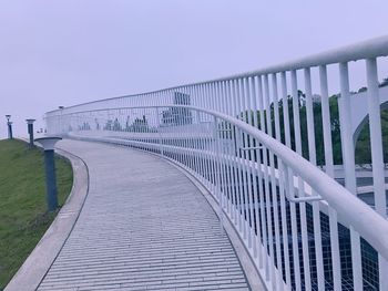 Bridge against clear sky
