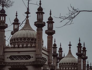 Low angle view of church against sky