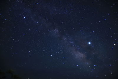 Low angle view of stars in sky