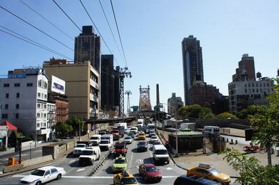 Traffic on city street