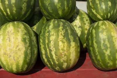 Close-up of fruits for sale at market stall