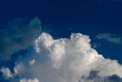 Low angle view of clouds in sky