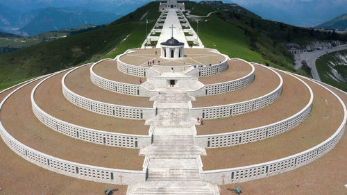 High angle view of a building