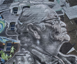 Full frame shot of built structure