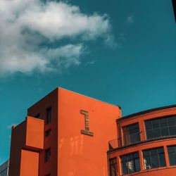 Low angle view of building against sky