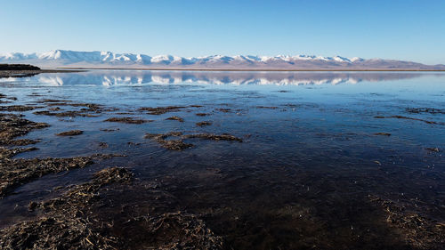Karakul lake in kyrgyzstan 