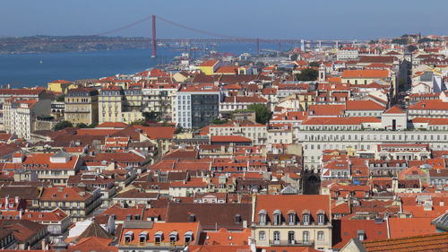 Aerial view of cityscape