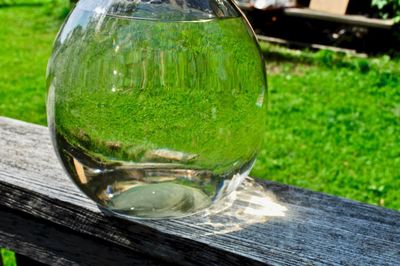 Close-up of drink on table