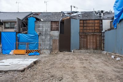 Vacant  land in a residential area