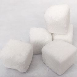 Close-up of snow on white background