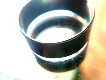 Close-up of black coffee on table