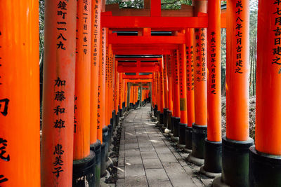 Corridor of temple