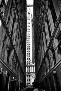 Low angle view of building in city