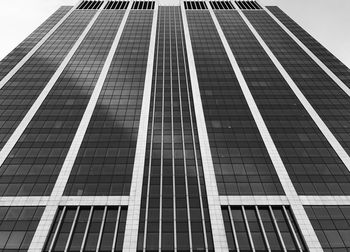 Low angle view of modern building against sky