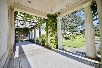 Empty corridor of building