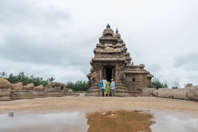 View of historical building against cloudy sky