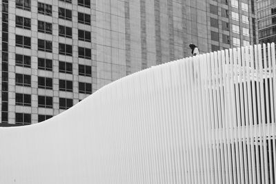 Exterior of modern building in city