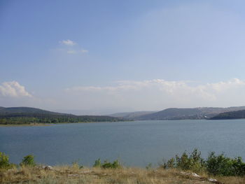 Scenic view of landscape against sky