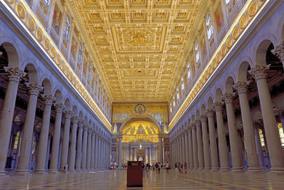 Interior of historic building