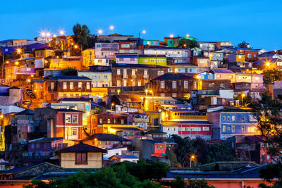 Buildings in city against sky