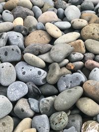 Full frame shot of stones