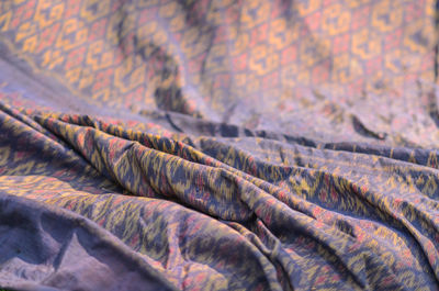Full frame shot of pattern thai zilk.