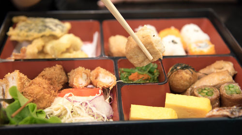 Close-up of food in container