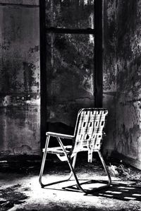 Empty chairs and tables