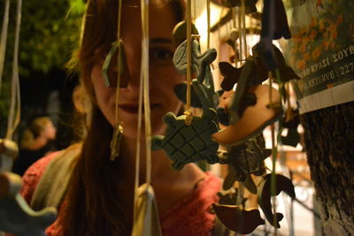 Close-up of clothes drying outdoors