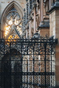 Low angle view of historic building