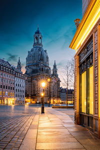 Dresden, morning, architecture, frauenkirche, ciry