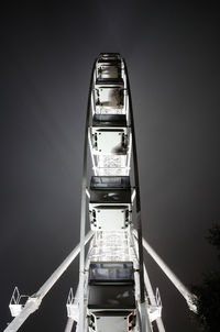 High angle view of spiral staircase