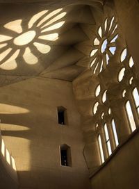 Low angle view of ceiling
