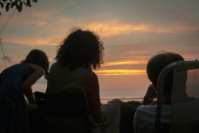 Scenic view of sky at sunset