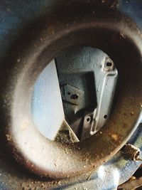 Close-up of machine part