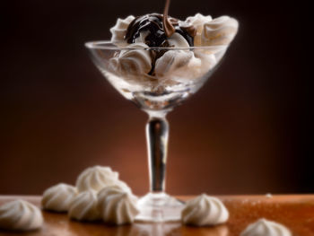 Close-up of drink on table