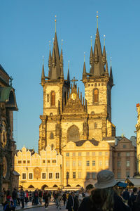 Low angle view of cathedral