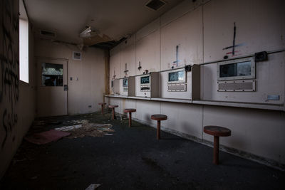 Interior of an abandoned building