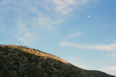 Scenic view of mountain against sky