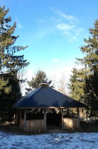 Built structure against blue sky