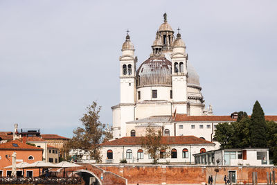 Building against sky in city