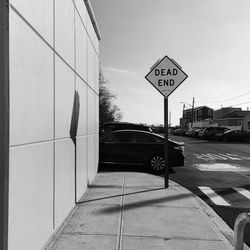 Low angle view of road sign