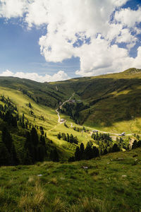 Scenic view of landscape against sky