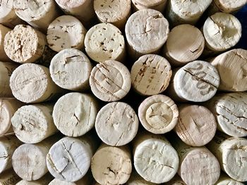 Full frame shot of wine corks