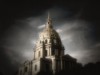 Low angle view of church against sky