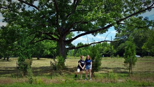 Couple in park